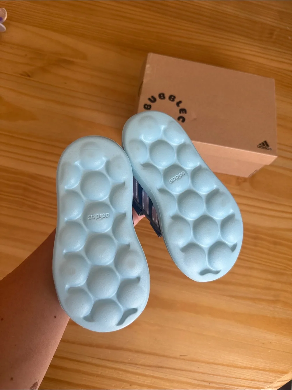 Adidas Grand Court 2.0 Toddler Bubble Comfy Blue Sneakers NEW IN BOX!